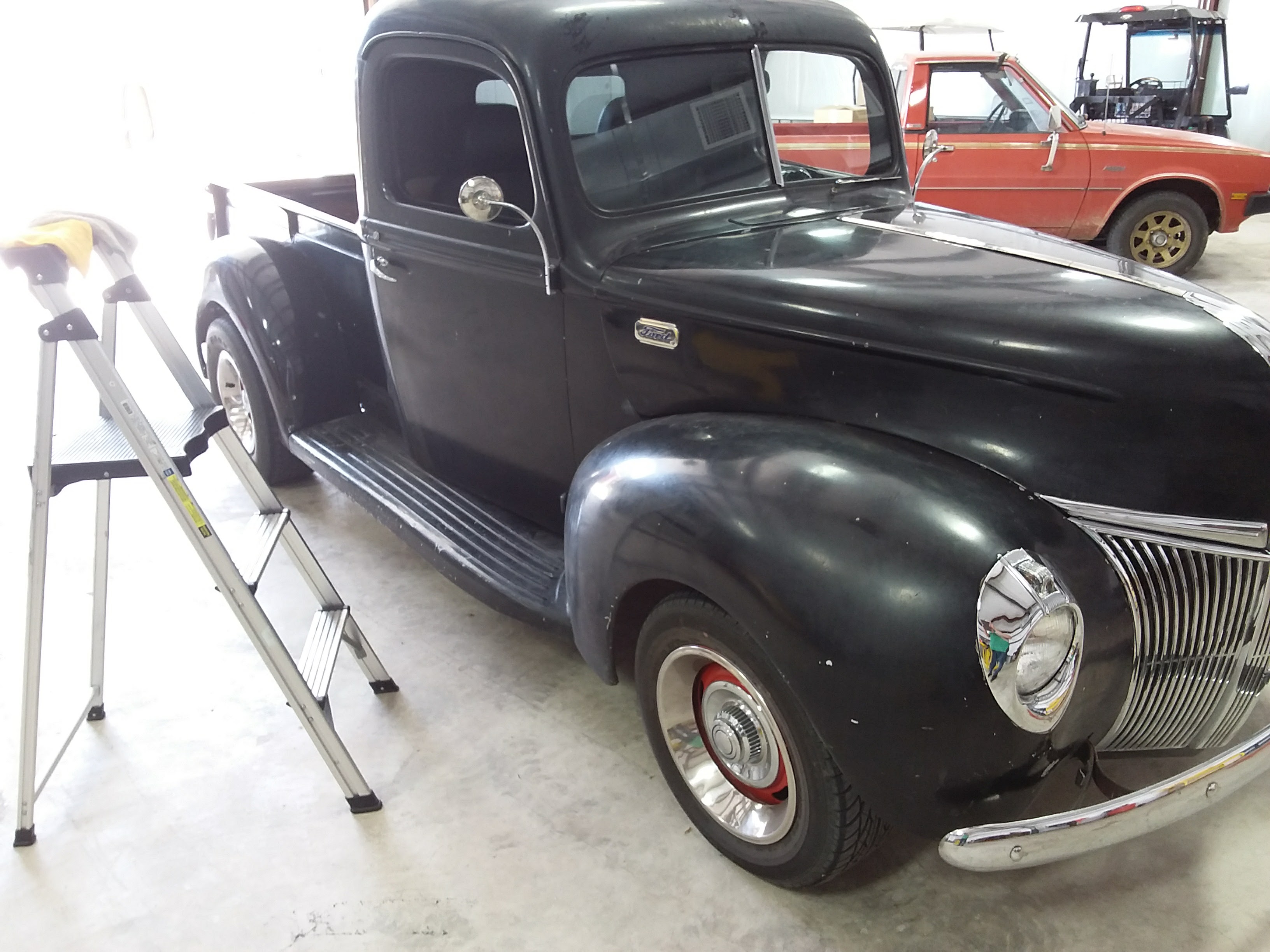 1952 Ford F100 Before All-in-One Paint Correction